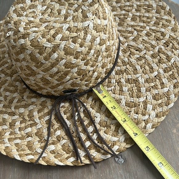 ROXY Straw Sun Hat Wide Brim - Picture 9 of 11